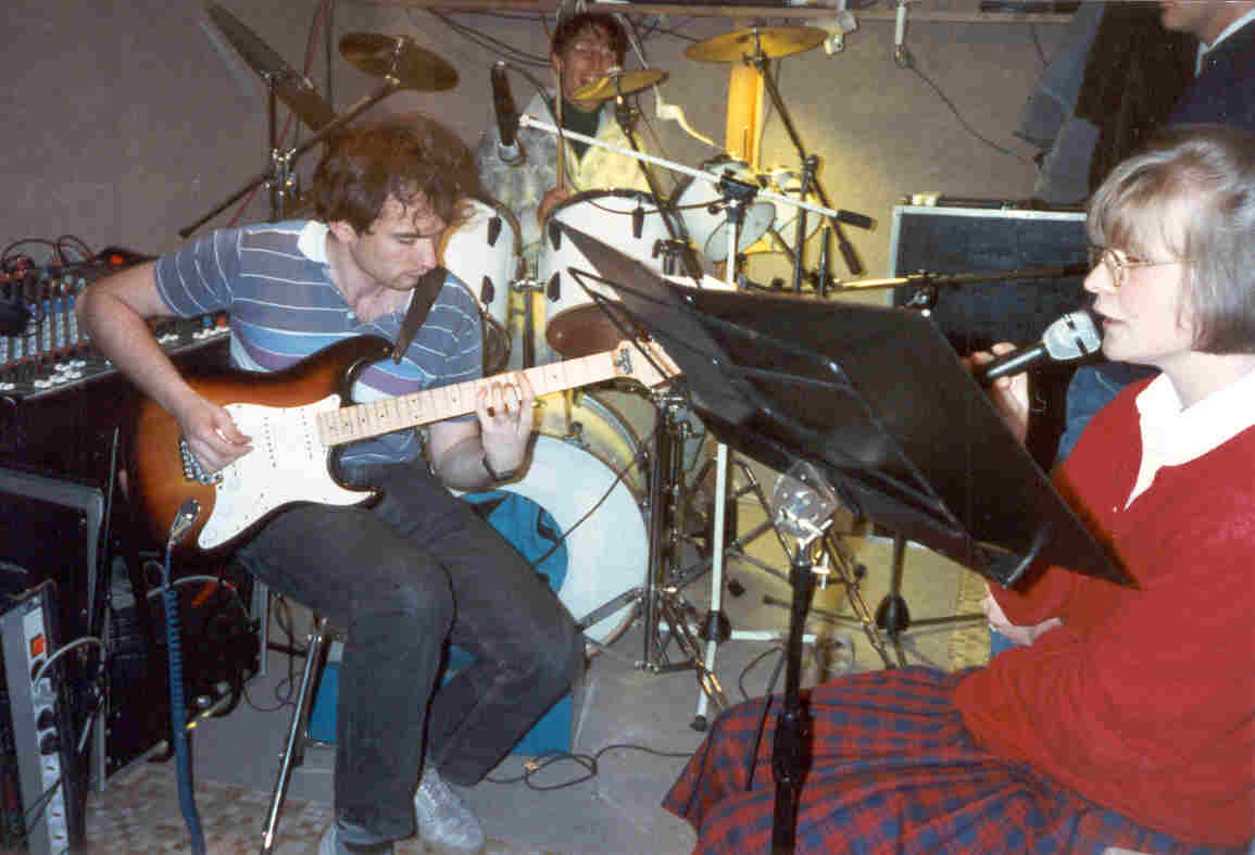 moi, Herv ( la batterie!!), Vro, avril 91